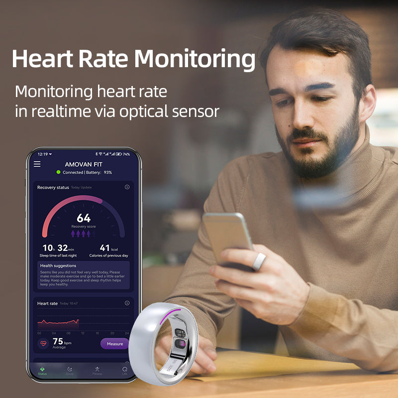 Smart Ring Fitness TrackerAmovan AMOVAN